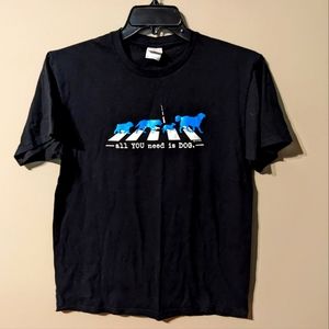 NWOT Abbey Road Dogs t-shirt